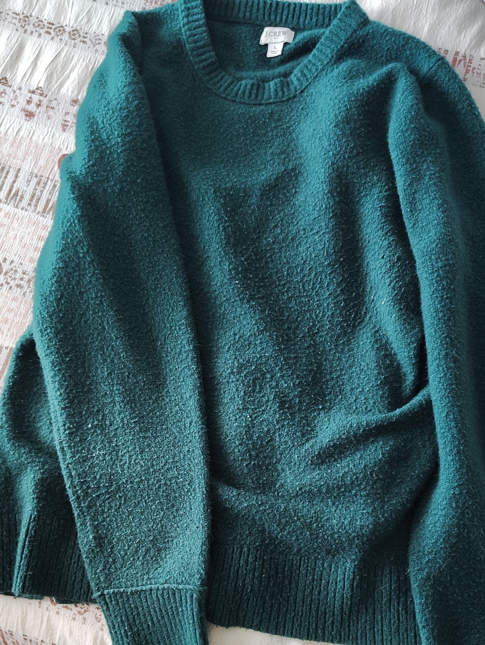 Green J Crew Sweater